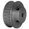 B&B Manufacturing 25-5P09-6FA3, Timing Pulley, Aluminum, Clear Anodized,  25-5P09-6FA3 - alternate 2